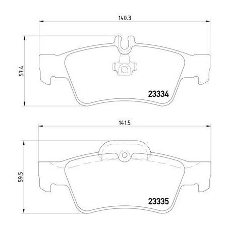 Pagid Brakes Disc Brake Pad, 355018751 355018751